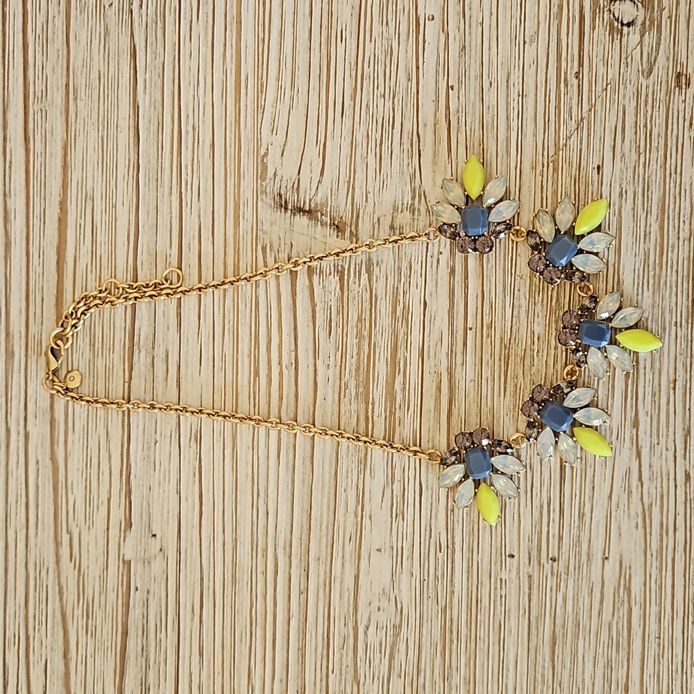 Blue and green J Crew necklace, $15